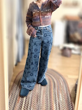 「marimekko（マリメッコ）のアイテム」を使った、ゆさん（レディース・165cm）の春コーディネート