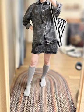 「marimekko（マリメッコ）のアイテム」を使った、ゆさん（レディース・165cm）の春コーディネート