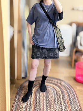 「ANCELLM（アンセルム）のアイテム」を使った、ゆさん（レディース・165cm）の夏コーディネート