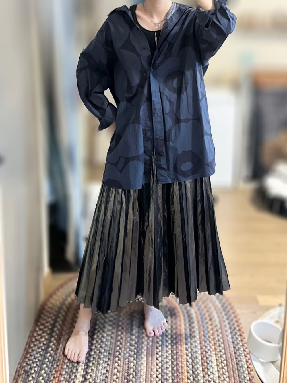 ［新品未使用］マリメッコ/ Nilas Mini Unikko ブラウス 2023AW】marimekko マリメッコ/ Nila Unikko ブラウス