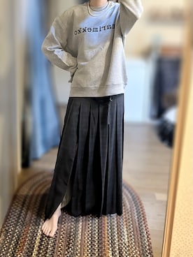 「アイテム（スウェット）」を使った、ゆさん（レディース・165cm）の夏コーディネート