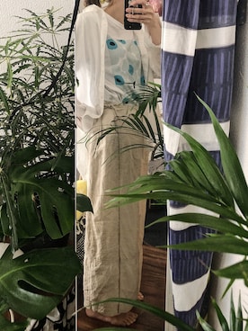「Steven Alan（スティーブンアラン）のアイテム（シューズ）」を使った、ゆさん（レディース・165cm）の夏コーディネート