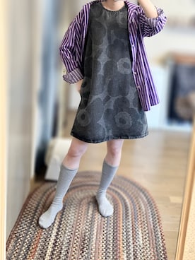「アイテム（ソックス/靴下）」を使った、ゆさん（レディース・165cm）の夏コーディネート