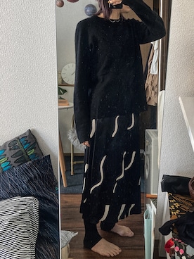 「GINGER ALE（ジンジャーエール）のアイテム」を使った、ゆさん（レディース・165cm）の冬コーディネート