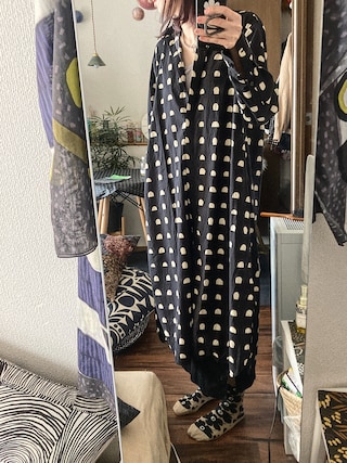 【美品】marimekko マリメッコ ワンピース　EMMA 美品】marimekko マリメッコ ワンピース EMMA ワンピース