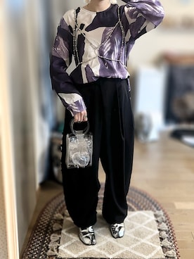 「アイテム（その他トップス）」を使った、ゆさん（レディース・165cm）の秋コーディネート