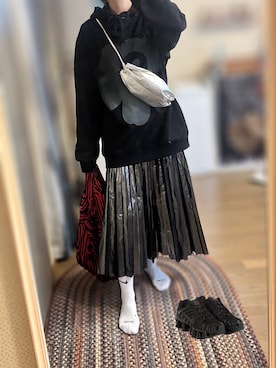 「アイテム（レッグウェア）」を使った、ゆさん（レディース・165cm）の秋コーディネート