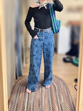 「marimekko（マリメッコ）のアイテム」を使った、ゆさん（レディース・165cm）の春コーディネート