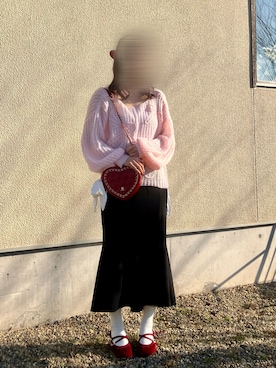 「dazzlin（ダズリン）のアイテム」を使った、K Y O K Oさん（レディース・157cm）の冬コーディネート