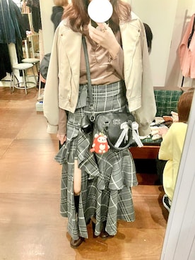 「MAJESTIC LEGON（マジェスティックレゴン）のアイテム」を使った、K Y O K Oさん（レディース・157cm）の秋コーディネート