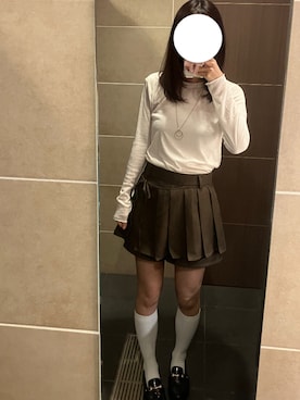 「アイテム（レインシューズ）」を使った、K Y O K Oさん（レディース・157cm）の秋コーディネート