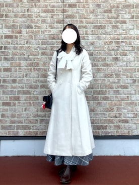 「rienda（リエンダ）のアイテム」を使った、K Y O K Oさん（レディース・157cm）の冬コーディネート