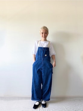 「ニコアンド」｜「アイテム（バレエシューズ）」を使った、2yuka2さん（レディース・162cm）の夏コーディネート