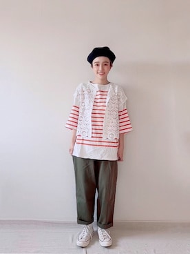 「ベリーショート」｜2yuka2さん（レディース・162cm）の春コーディネート