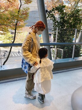 「こども ビームス（コドモビームス）のアイテム」を使った、Ｙさん（レディース・160cm）の秋コーディネート