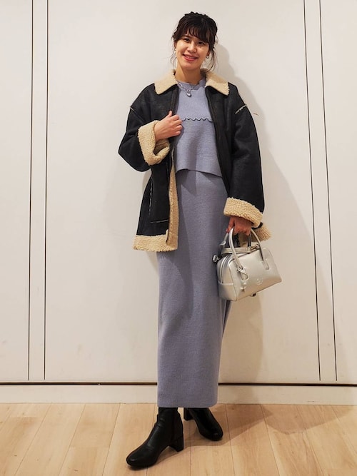 セール】メローニットSETUP 160647（ワンピース）｜LOWRYS FARM