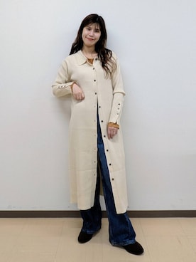 「アイテム（ワンピース/ドレス）」を使った、あやかさん（レディース・163cm・30代）の秋コーディネート