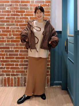 「アイテム（その他アウター）」を使った、あやかさん（レディース・163cm・30代）の秋コーディネート