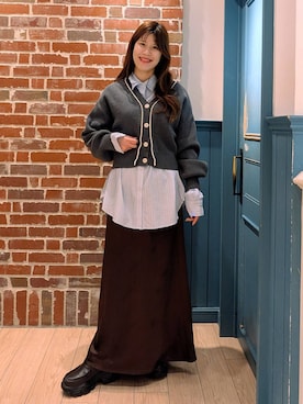 あやかさん（レディース・163cm）の冬コーディネート