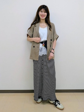 あやかさん（レディース・163cm）の夏コーディネート