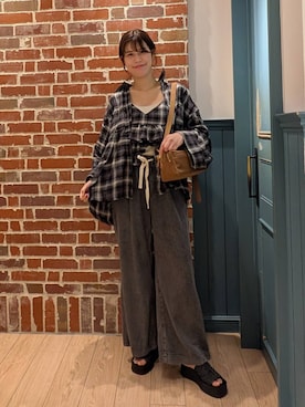 「アイテム（キャミソール）」を使った、あやかさん（レディース・163cm・30代）の夏コーディネート