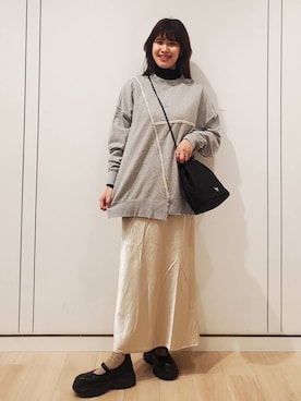 「アイテム（スウェット）」を使った、あやかさん（レディース・163cm・20代）の秋コーディネート