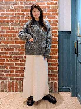 「アイテム（サンダル）」を使った、あやかさん（レディース・163cm・30代）の秋コーディネート