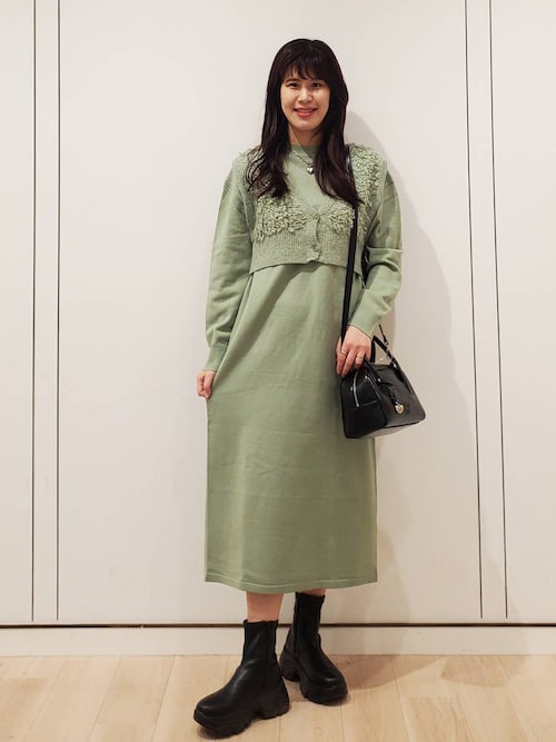 セール】フリンジベスト2Pワンピース 247487（ワンピース）｜LOWRYS