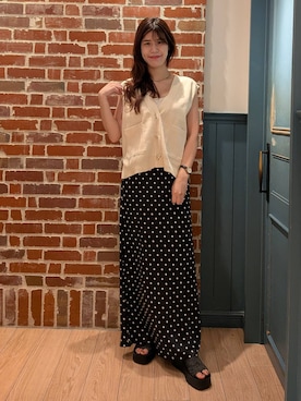 「アイテム（キャミソール）」を使った、あやかさん（レディース・163cm・30代）の夏コーディネート