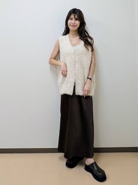 「アイテム（スカート）」を使った、あやかさん（レディース・163cm・30代）の夏コーディネート