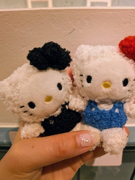 「LOWRYS FARM（ローリーズファーム）の【HELLO KITTY】ぬいキーホルダー9 666163 /GOODS（キーホルダー、その他）」を使った、あやかさん（レディース・163cm）の夏コーディネート