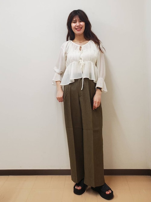 ホップサックワイドパンツ　242754