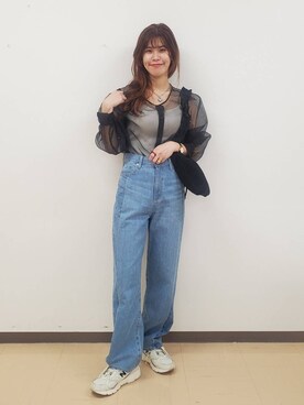 CONEストレートデニムパンツ 194159を使った人気ファッション