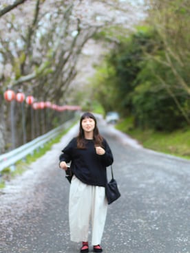 「yuni（ユニ　）のアイテム」を使った、ひらこさん（レディース・153cm）の春コーディネート