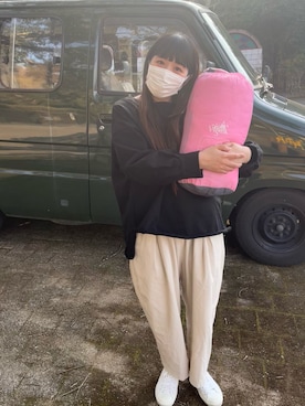 yuni（ユニ ）の「強撚ギャバ ゴムタックパンツ（その他パンツ