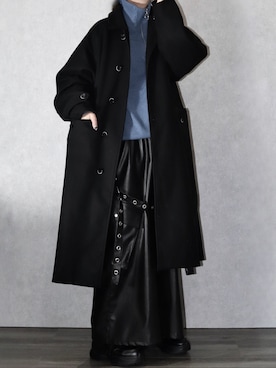 「INTER FACTORY（インターファクトリー）のアイテム」を使った、Ryoooさん（メンズ・178cm）の冬コーディネート