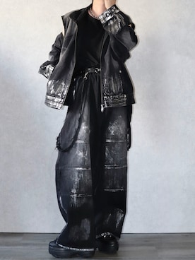 「アイテム（タンクトップ）」を使った、Ryoooさん（メンズ・178cm）の秋コーディネート