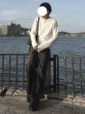 「HARE（ハレ）のアイテム」を使った、Ryoooさん（メンズ・178cm）の春コーディネート