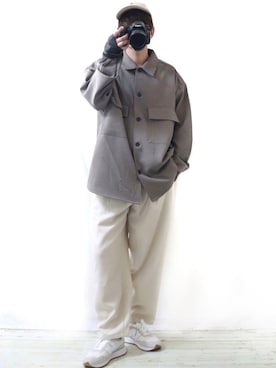 「HEAD（ヘッド）のアイテム」を使った、Ryoooさん（メンズ・178cm）の秋コーディネート