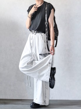 「ADRER（アドラー）のアイテム」を使った、Ryoooさん（メンズ・178cm）の夏コーディネート