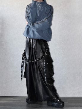 「アイテム（カーゴパンツ）」を使った、Ryoooさん（メンズ・178cm）の冬コーディネート