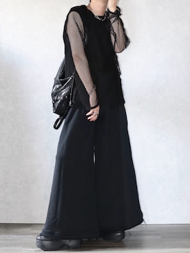 「HARE（ハレ）のユルノースリーブBIGカット(HARE)（Tシャツ/カットソー）」を使った、Ryoooさん（メンズ・178cm）の夏コーディネート