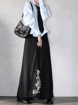 「ADRER（アドラー）のアイテム（リング）」を使った、Ryoooさん（メンズ・178cm）の春コーディネート