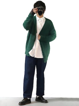 「CREARE LINO」｜「アイテム（ブーツ）」を使った、Ryoooさん（メンズ・178cm）の秋コーディネート