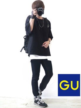 「GRADE（グレイド）のアイテム」を使った、Ryoooさん（メンズ・178cm）の夏コーディネート