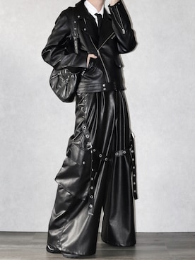 「ADRER（アドラー）のアイテム」を使った、Ryoooさん（メンズ・178cm）の冬コーディネート