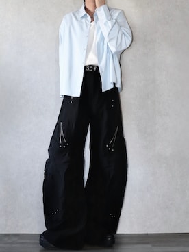 「ADRER（アドラー）のアイテム」を使った、Ryoooさん（メンズ・178cm）の冬コーディネート