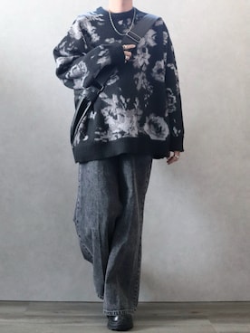 「SERACE（セラス）のアイテム（アクセサリー）」を使った、Ryoooさん（メンズ・178cm）の冬コーディネート