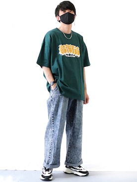 「UNIIT（ユニット）のアイテム」を使った、Ryoooさん（メンズ・178cm）の夏コーディネート