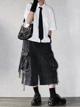 「ADRER（アドラー）のアイテム（パンツ）」を使った、Ryoooさん（メンズ・178cm）の夏コーディネート